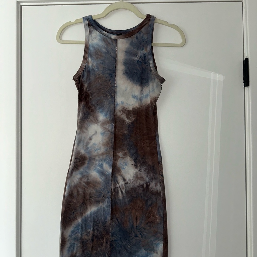 Tie-Dye Sleeveless Dress